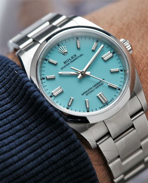 rolex op tiffany blue 36mm|tiffany blue Rolex for sale.